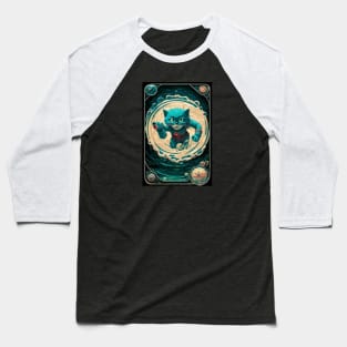 Super Hero Cat Man New Breed Card Collection Baseball T-Shirt